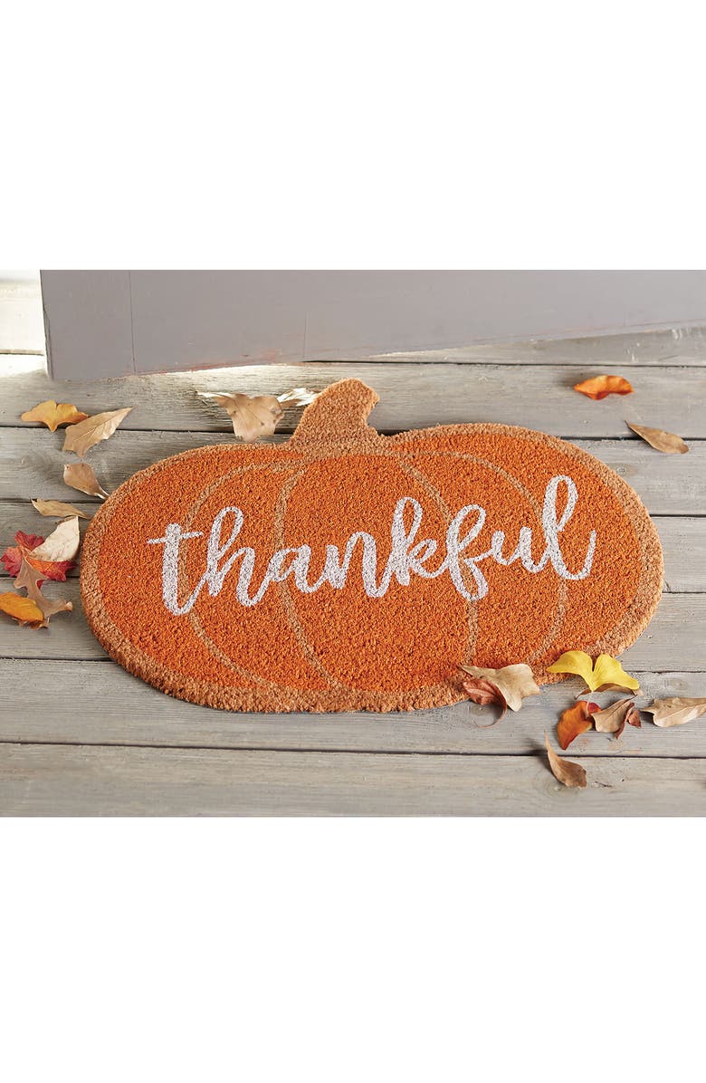 Mud Pie Thankful Coir Doormat, Alternate, color,