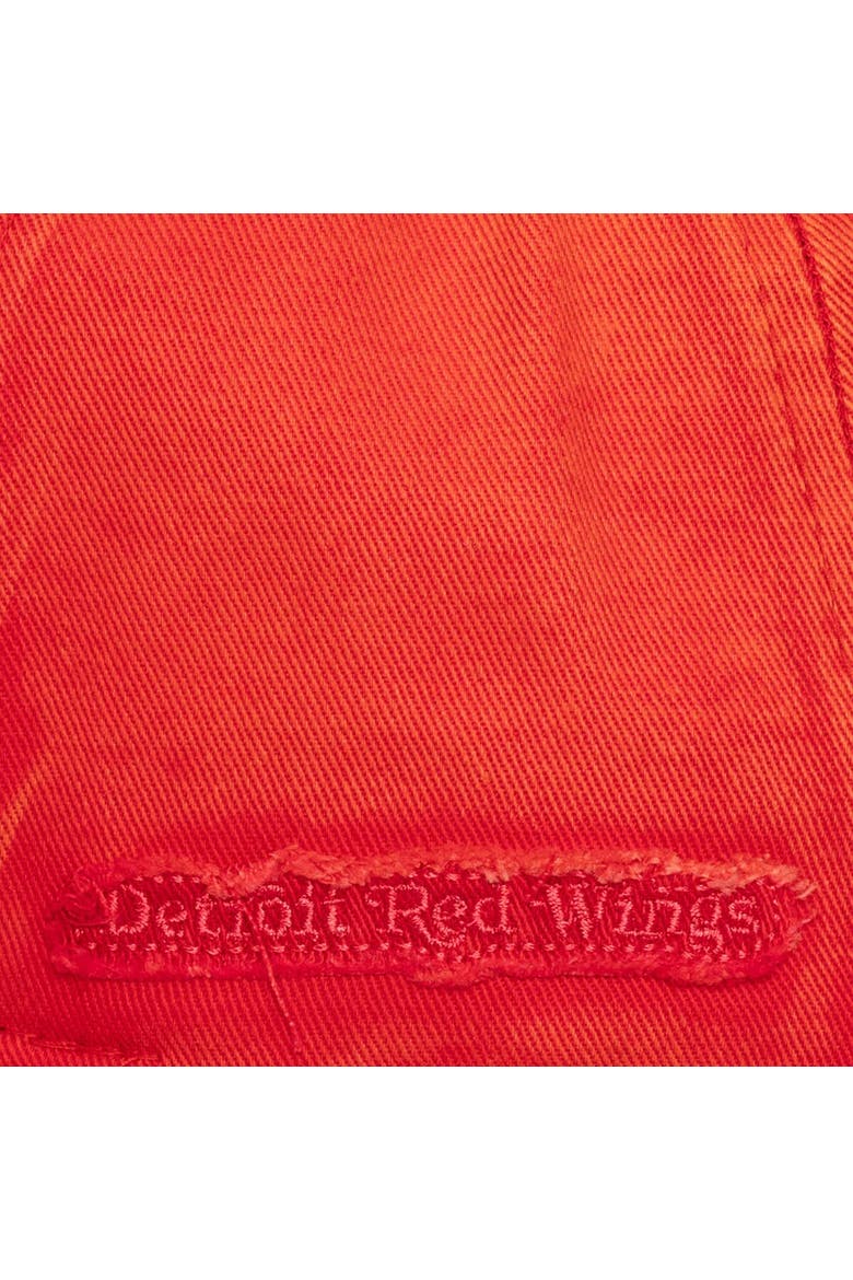 Men's Mitchell & Ness  Red Detroit Red Wings Downtown Snow Wash Pro-Crown Adjustable Hat, Alternate, color, Red