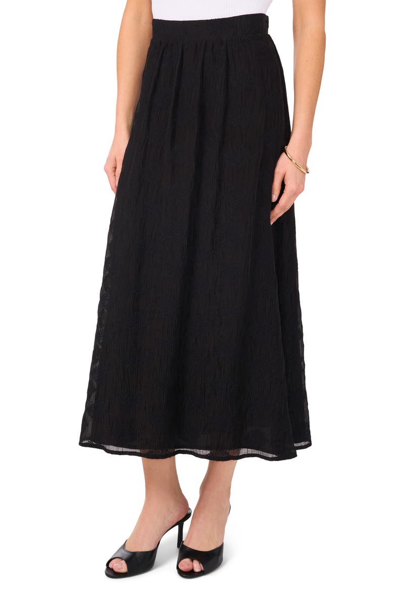 A-Line Skirt, Main, color, RICH BLACK