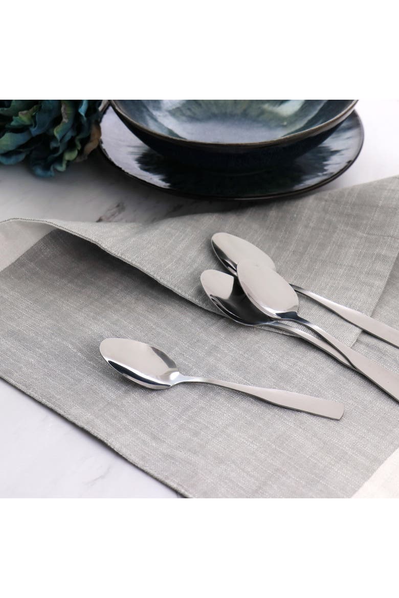 Classic Profile Tea Spoon 4 Piece Set, Alternate, color, Silver