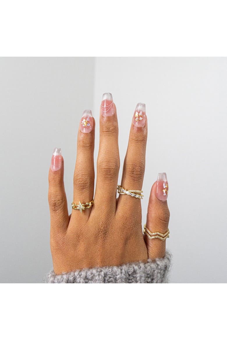 3H Luxury Handmade Press-on Nails - Rosy Glow, Alternate, color, Pink