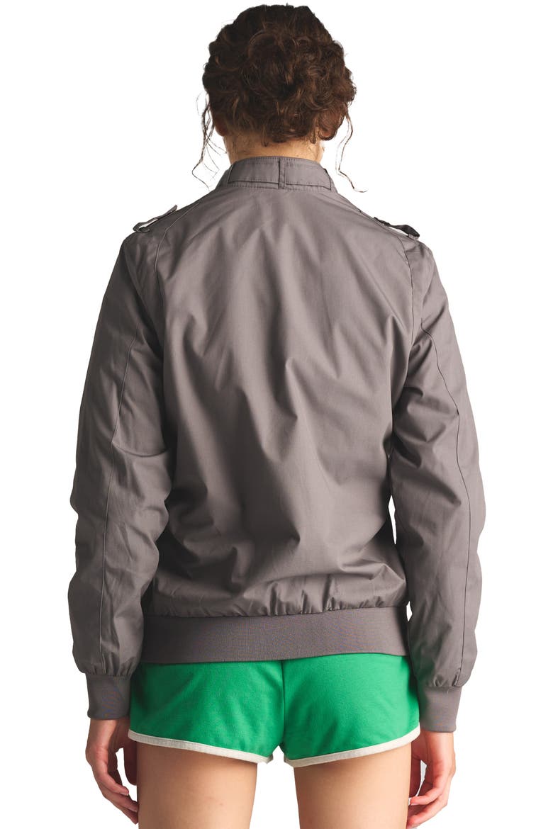 Classic Iconic Racer Jacket, Alternate, color, Grey