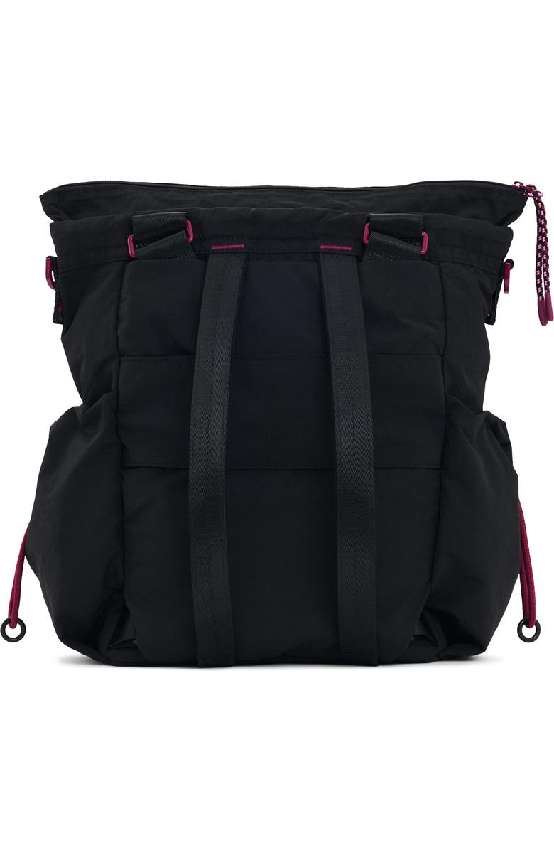 Desigual Medium Nylon Backpack, Alternate, color, Black