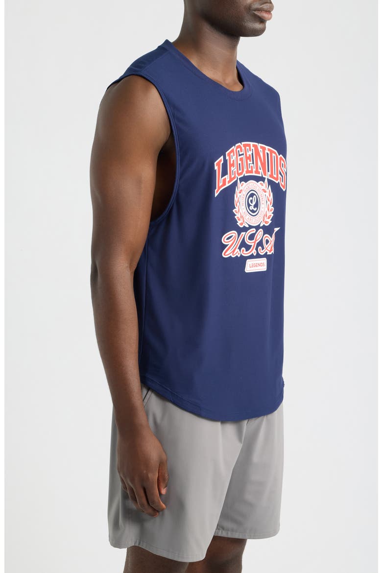 Circuit Performance USA Graphic Tank, Alternate, color, NAVY