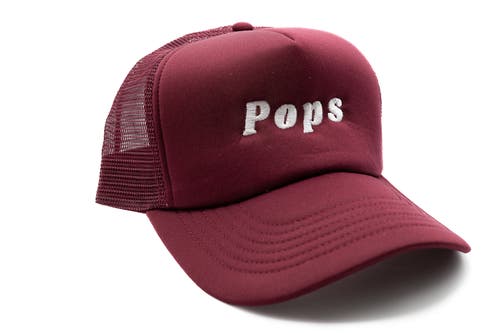 Rey To Z Pops Foam Trucker Hat In Burgundy