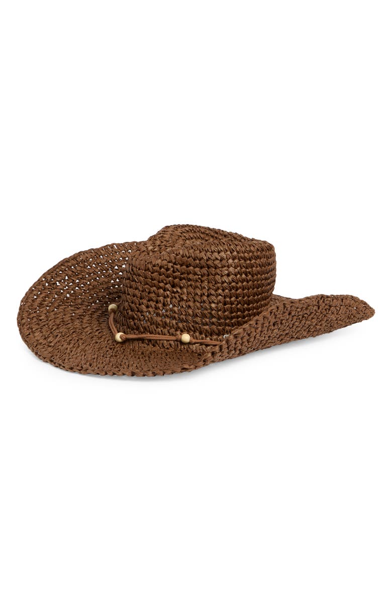Roxy Cherish Summer Straw Hat, Main, color,