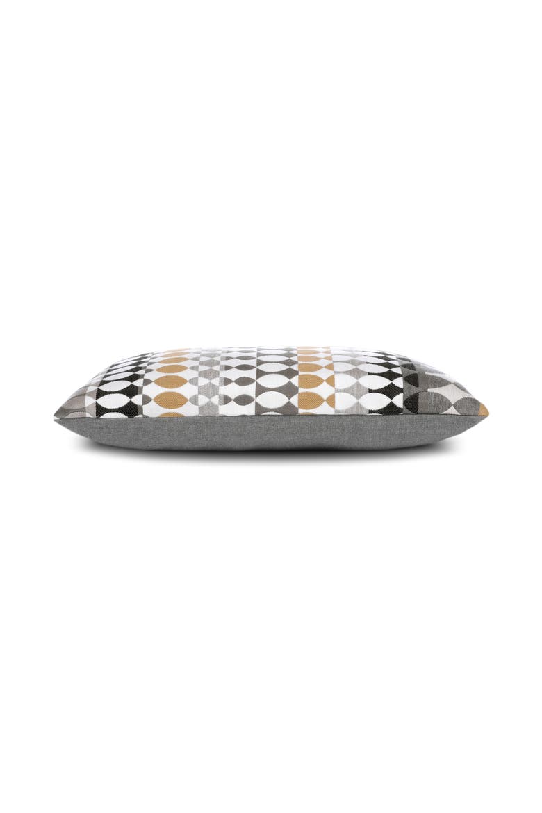 Modern Oval Indoor & Outdoor Woven Accent Pillow, Alternate, color, Dune