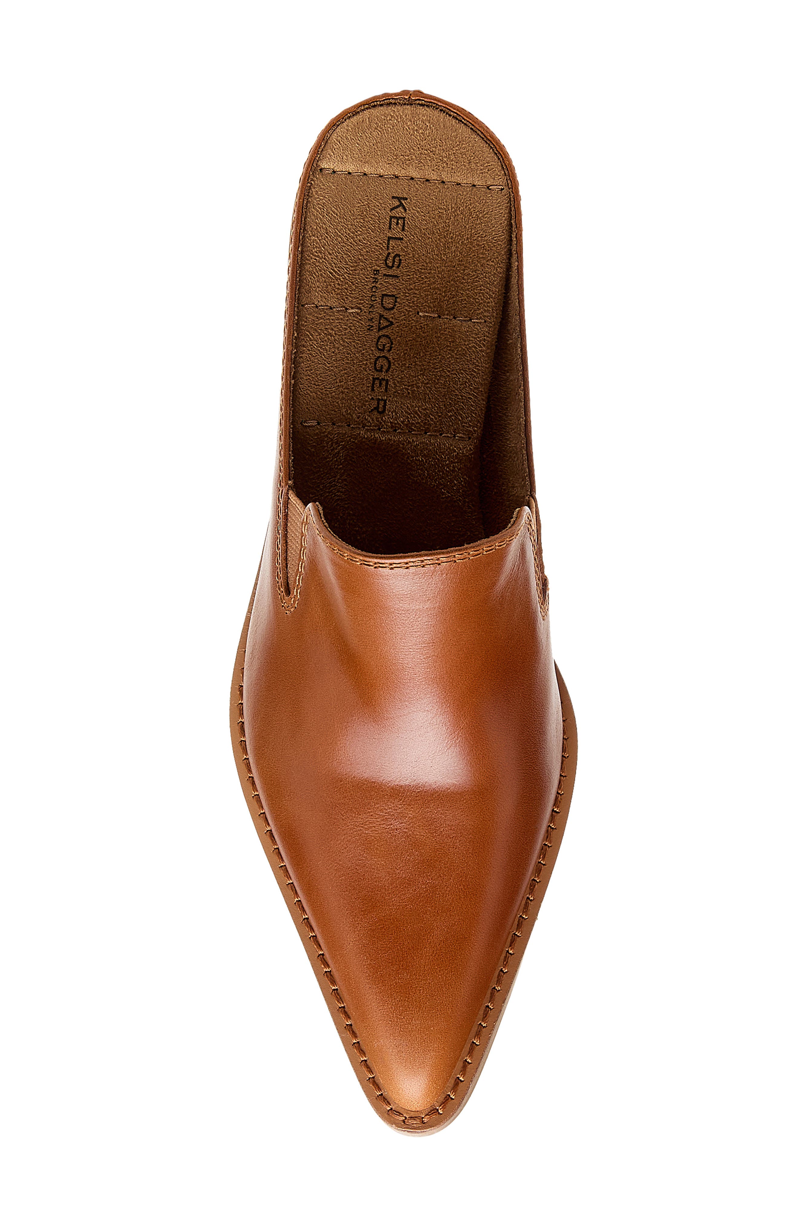 Kelsi Dagger Brooklyn Mason Pointed Toe Mule, Alternate, color, Caramel