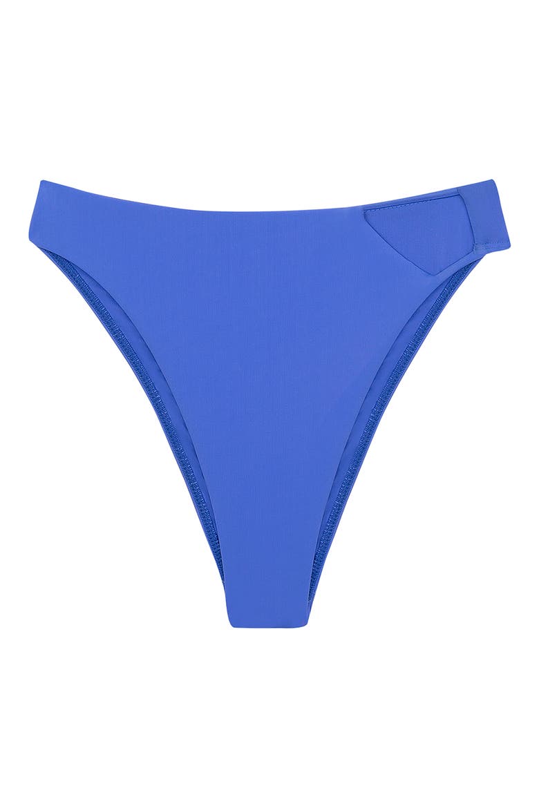 Nara Hot High Cut Bikini Bottoms, Alternate, color, BLUE
