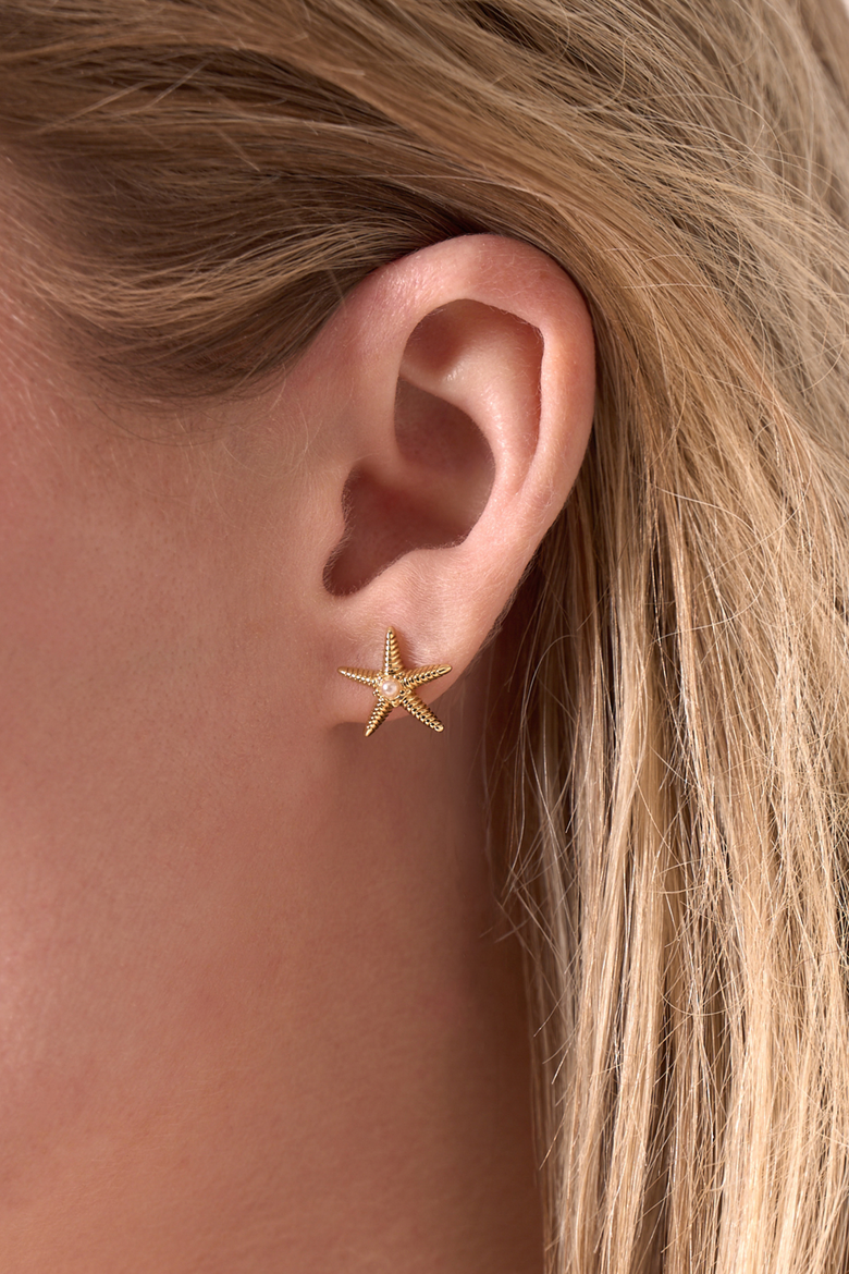 Current Studs, Alternate, color, GOLD