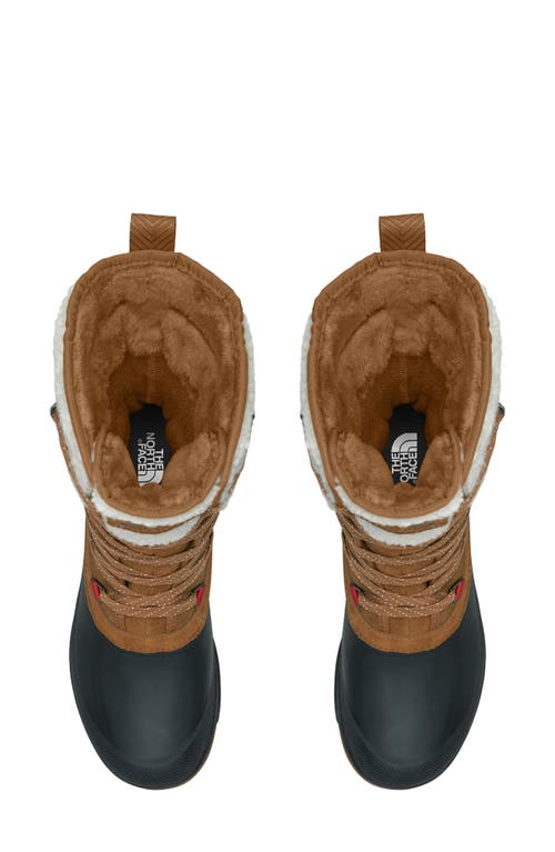 The North Face Shellista V Mid Waterproof Insulated Boot In Brown