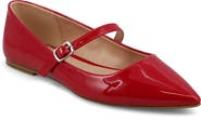 MIA Aviba Mary Jane Pointed Toe Flat