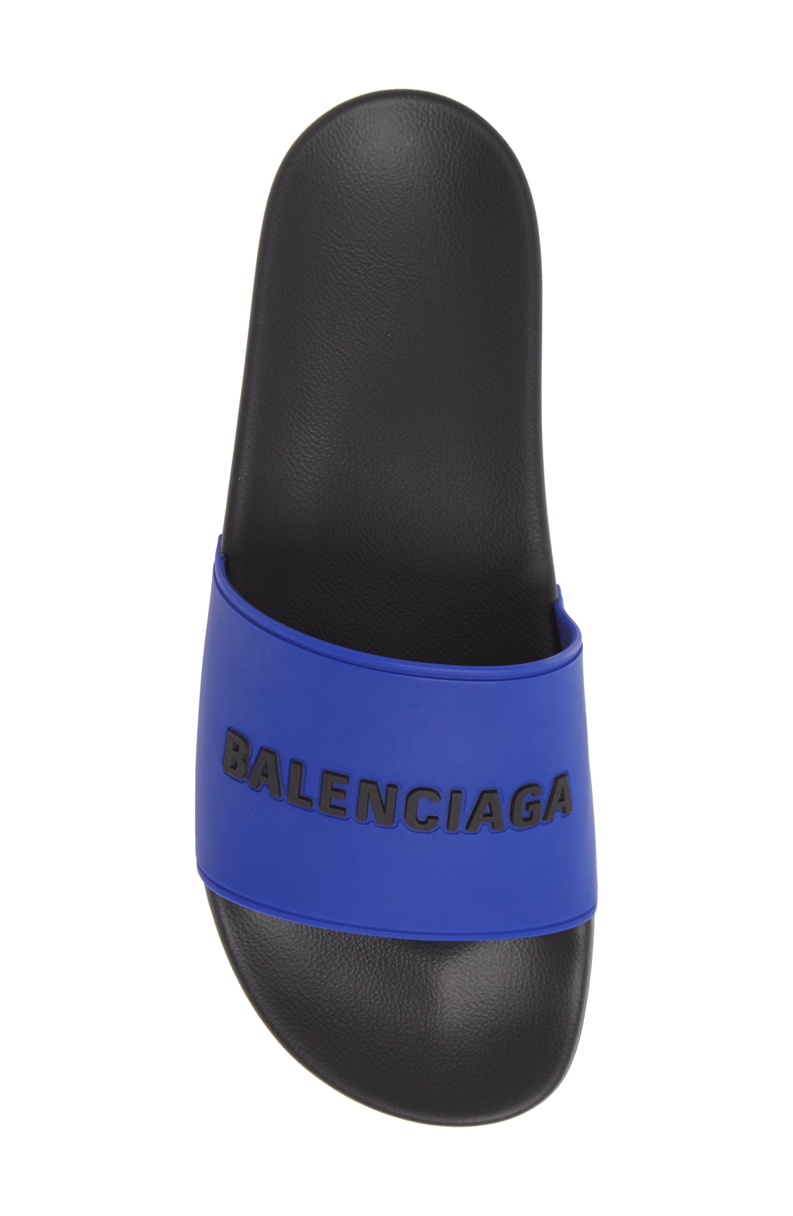 Balenciaga Logo Pool Slide, Alternate, color, 