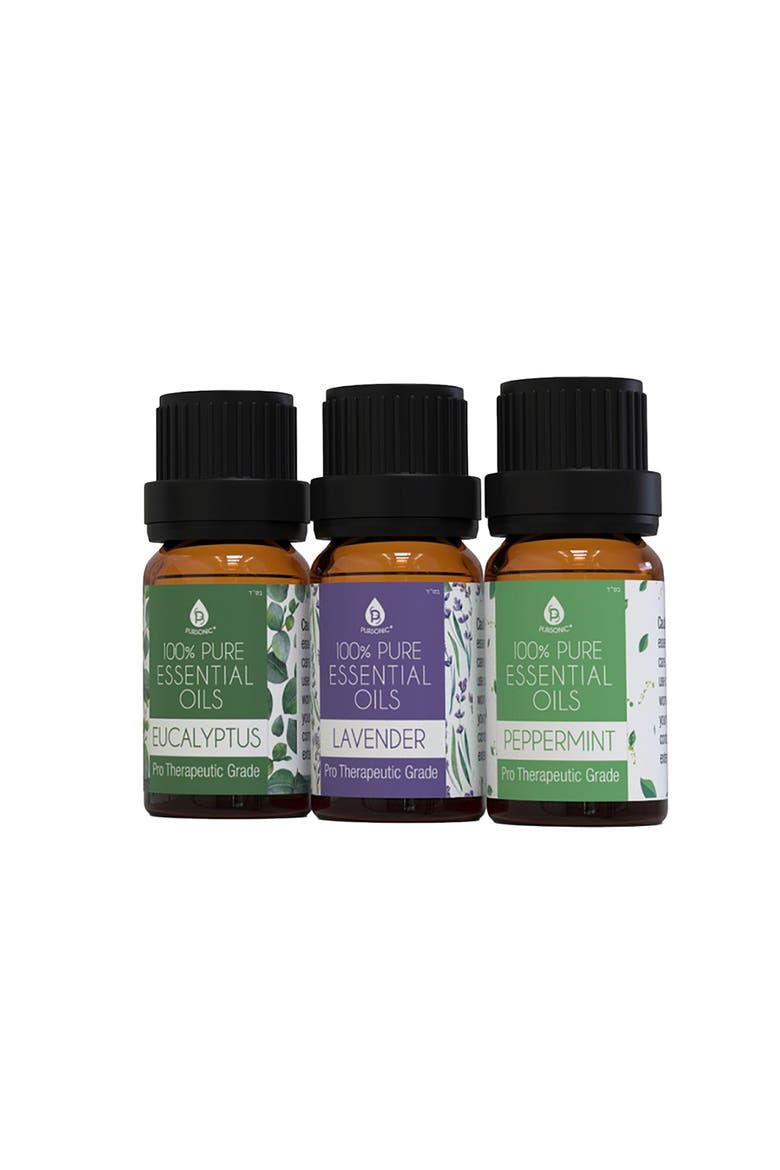 3-Pack Essential Oils: Eucalyptus, Lavender & Mint, Main, color, Multicolor