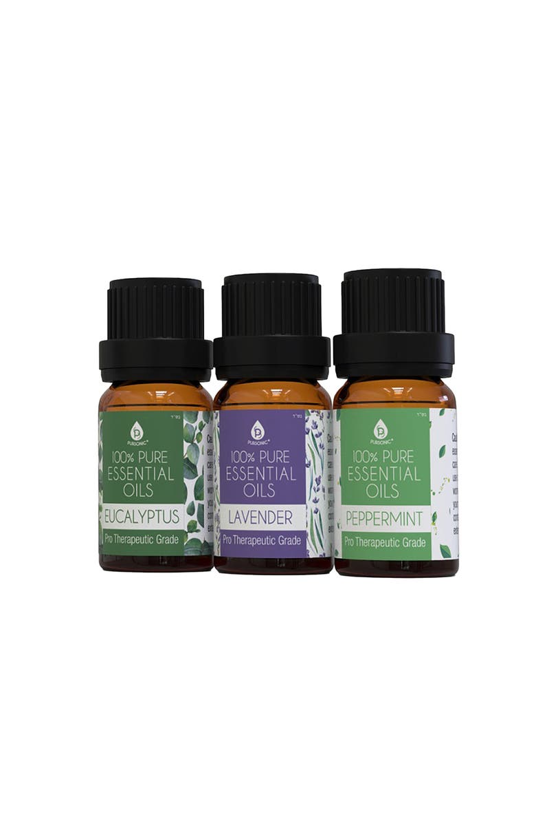 PURSONIC 3 pack of 100% Pure Essential Oils, Main, color, Multicolor