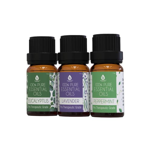 3 pack of 100% Pure Essential Oils (Eucalyptus, Lavender & Peppermint)