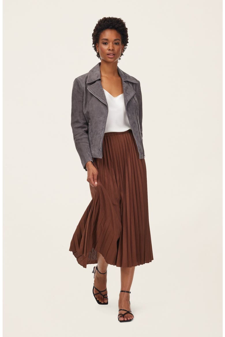 Lexi Suede Jacket, Alternate, color, Washed Grey