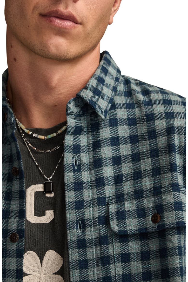 Humboldt Plaid Twill Utility Shirt, Alternate, color, GREEN MULTI