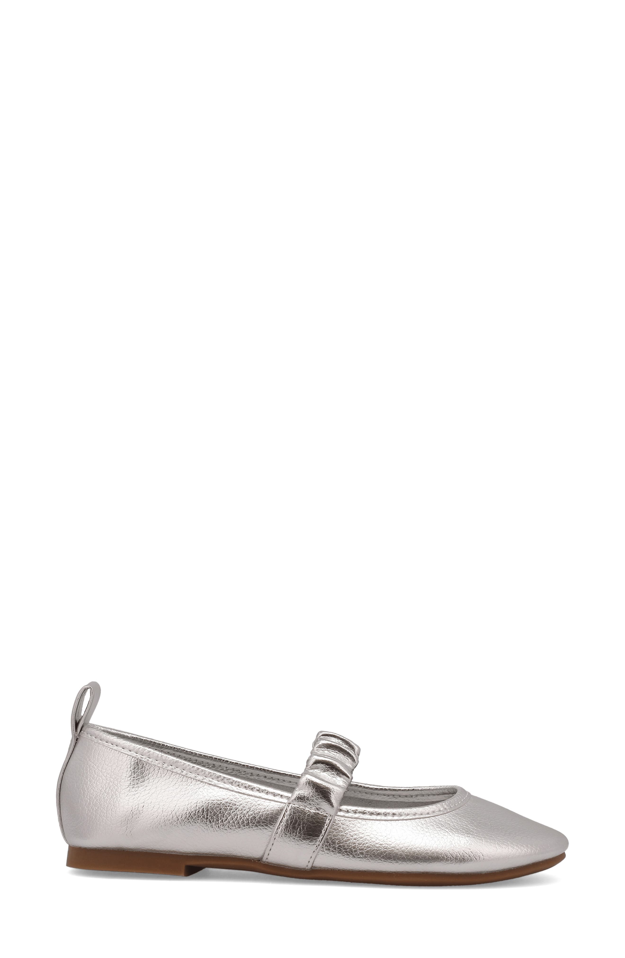 MIA Uliana Mary Jane Flat, Alternate, color, Silver