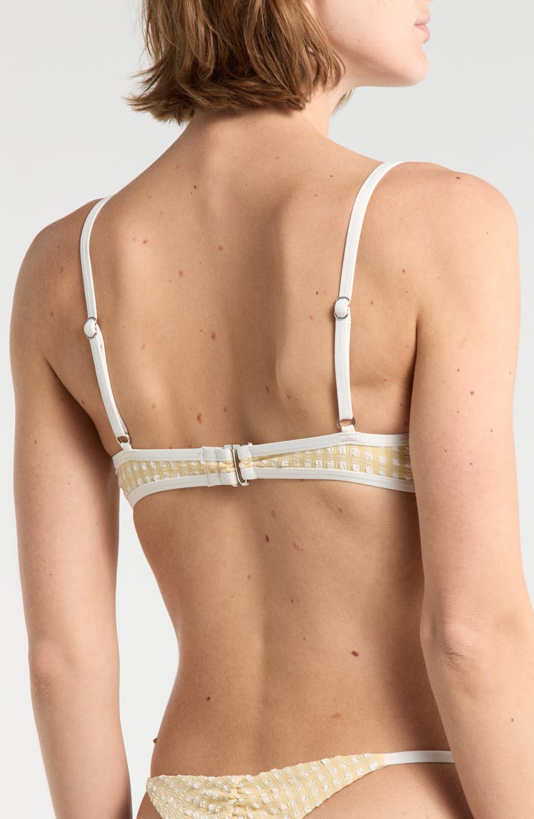 Dippin Daisys West Coast Underwire Bikini Top, Alternate, color, Latte/ Ivory