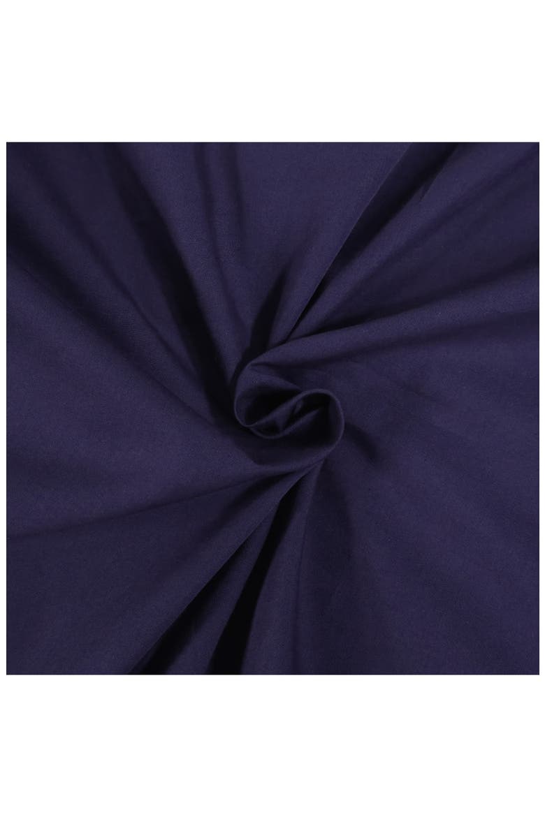 Solid 300 Thread Count Percale Sheet Set, Alternate, color, CROWN BLUE