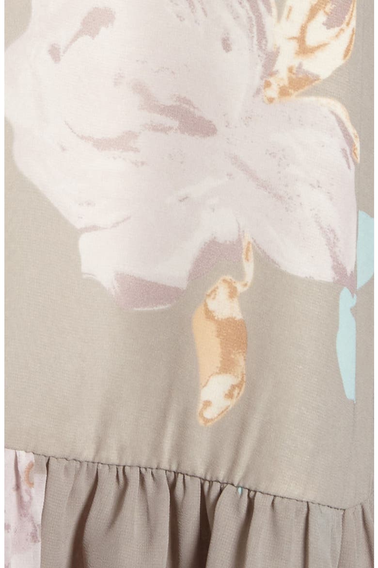 Floral Tunic, Alternate, color, GREY FLORAL
