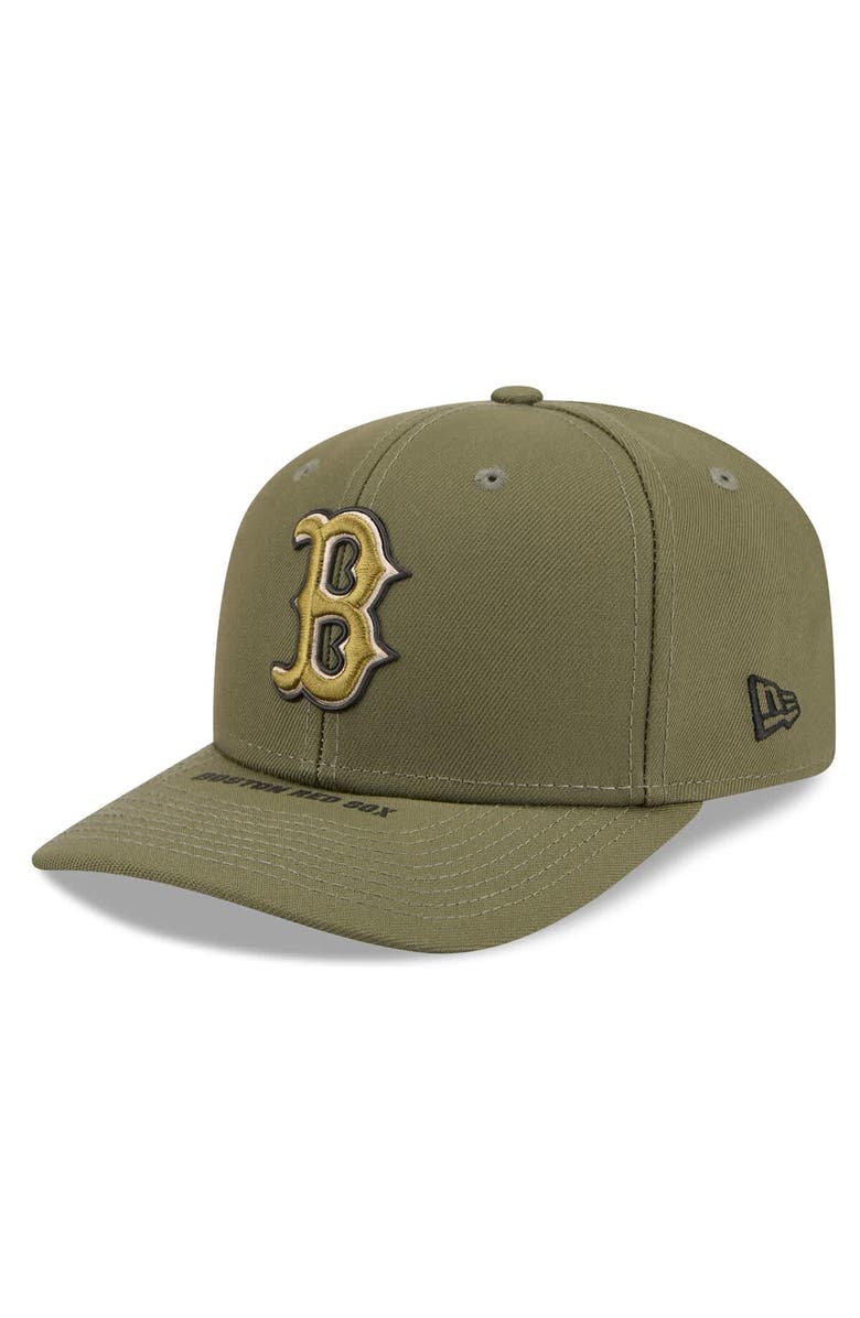 New Era Men's New Era  Olive Boston Red Sox 2026 Armed Forces Day 9SEVENTY Adjustable Hat, Alternate, color, Olive