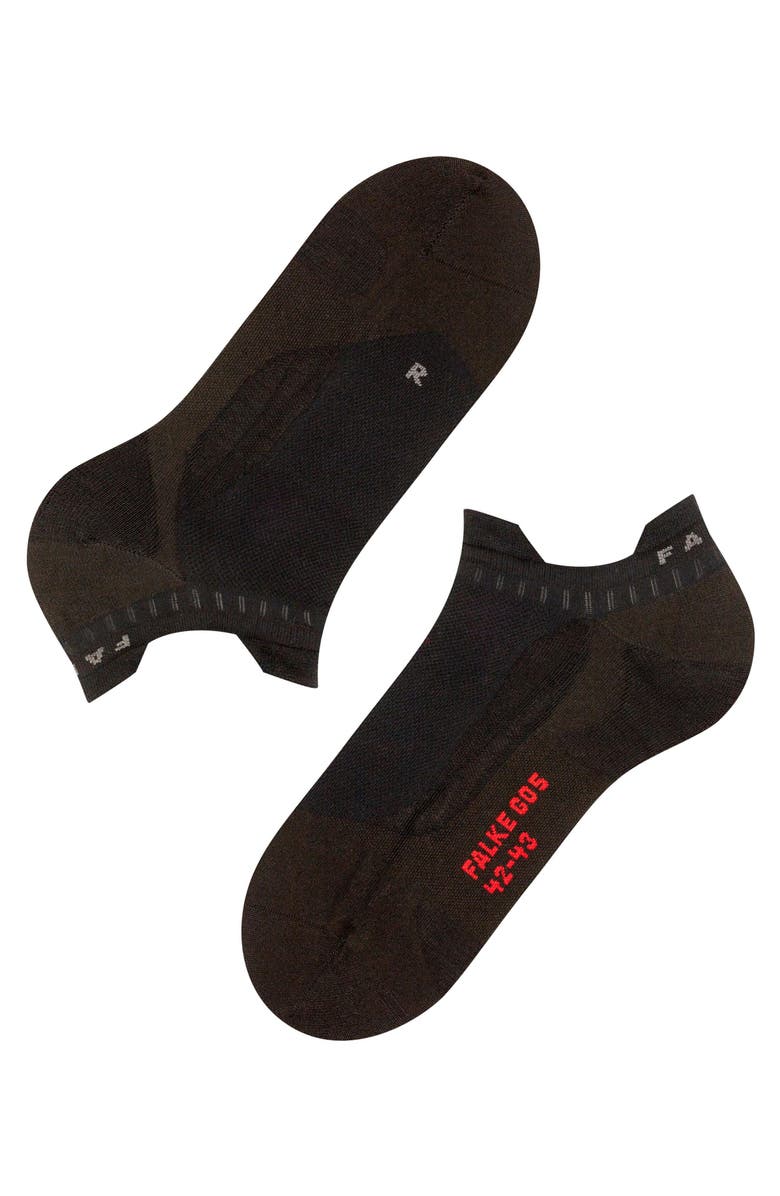 Falke GO5 Invisible Golf Socks for Spikeless Shoes, Alternate, color, Black