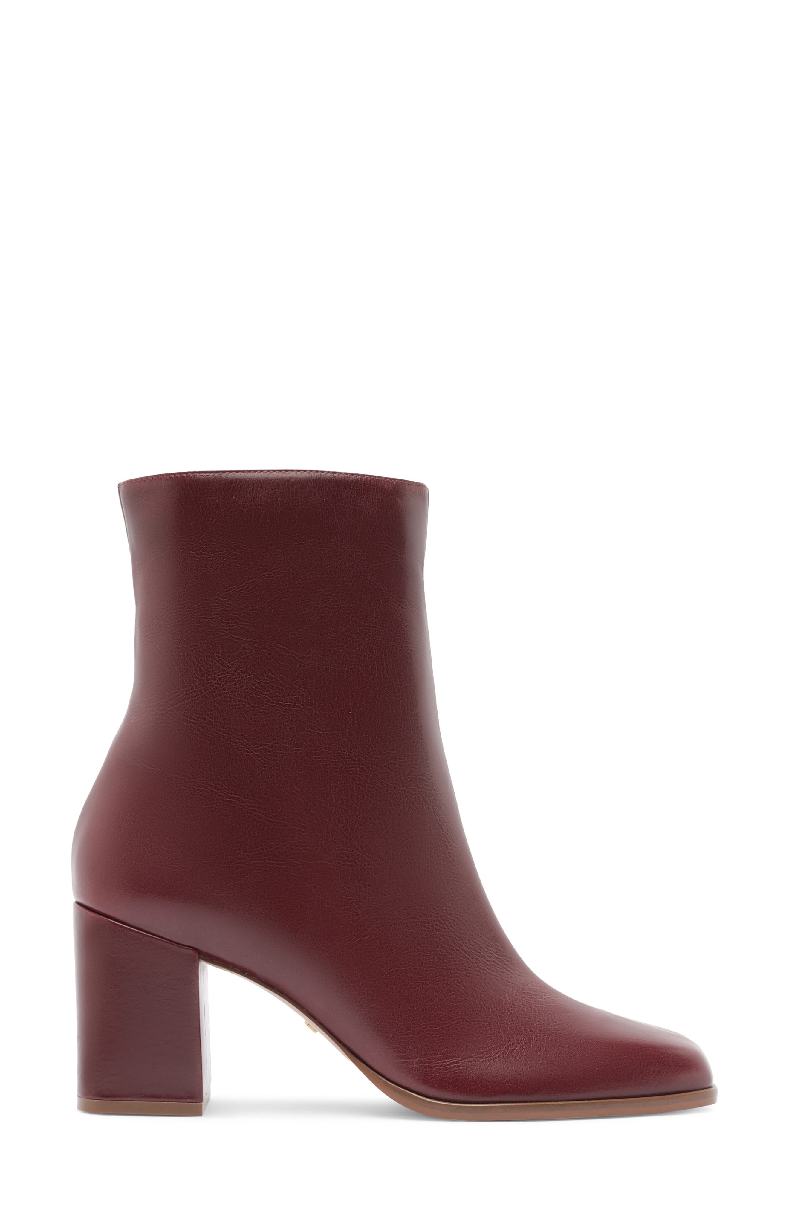 Nancy Block Heel Bootie, Alternate, color, FRESH RUBY