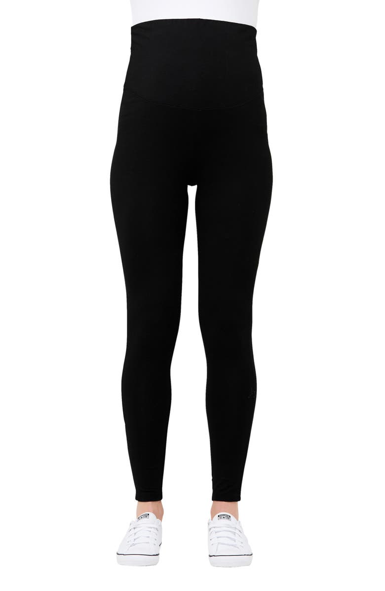 Ripe Maternity Organic Over Bump Legging, Main, color, Black