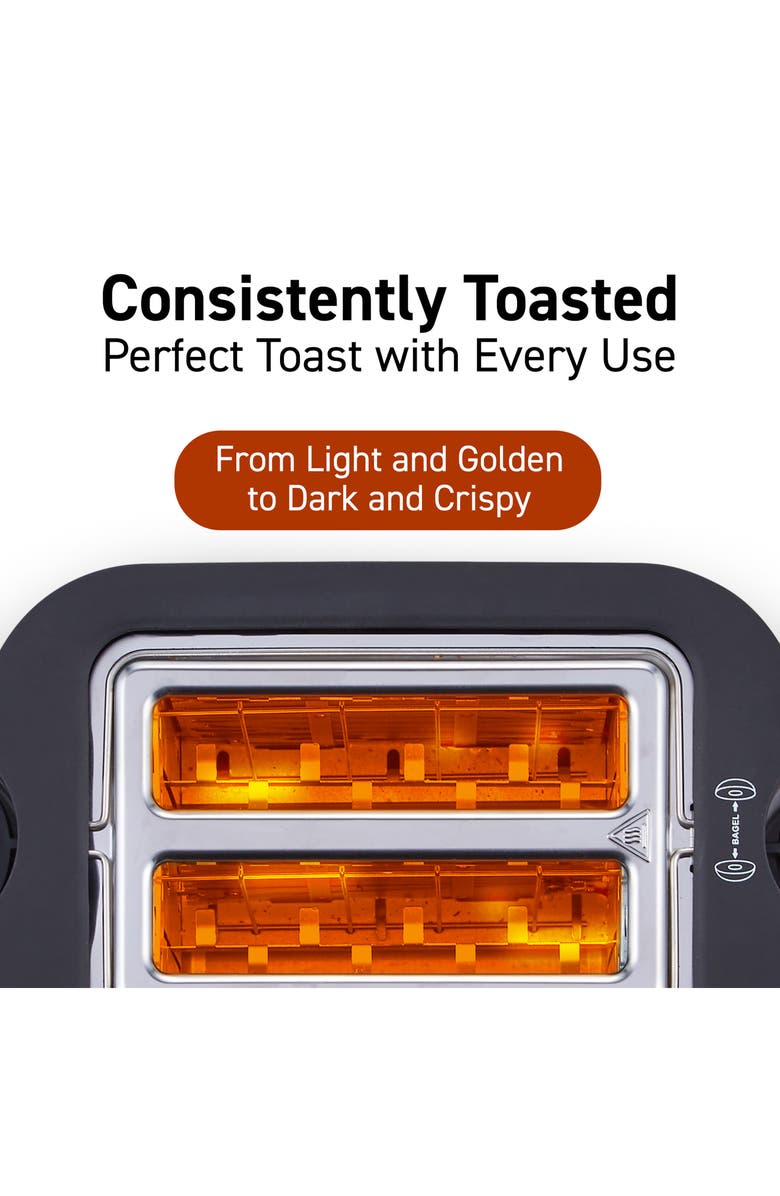 Elite Cuisine 2-Slice LED Toaster, Alternate, color, 