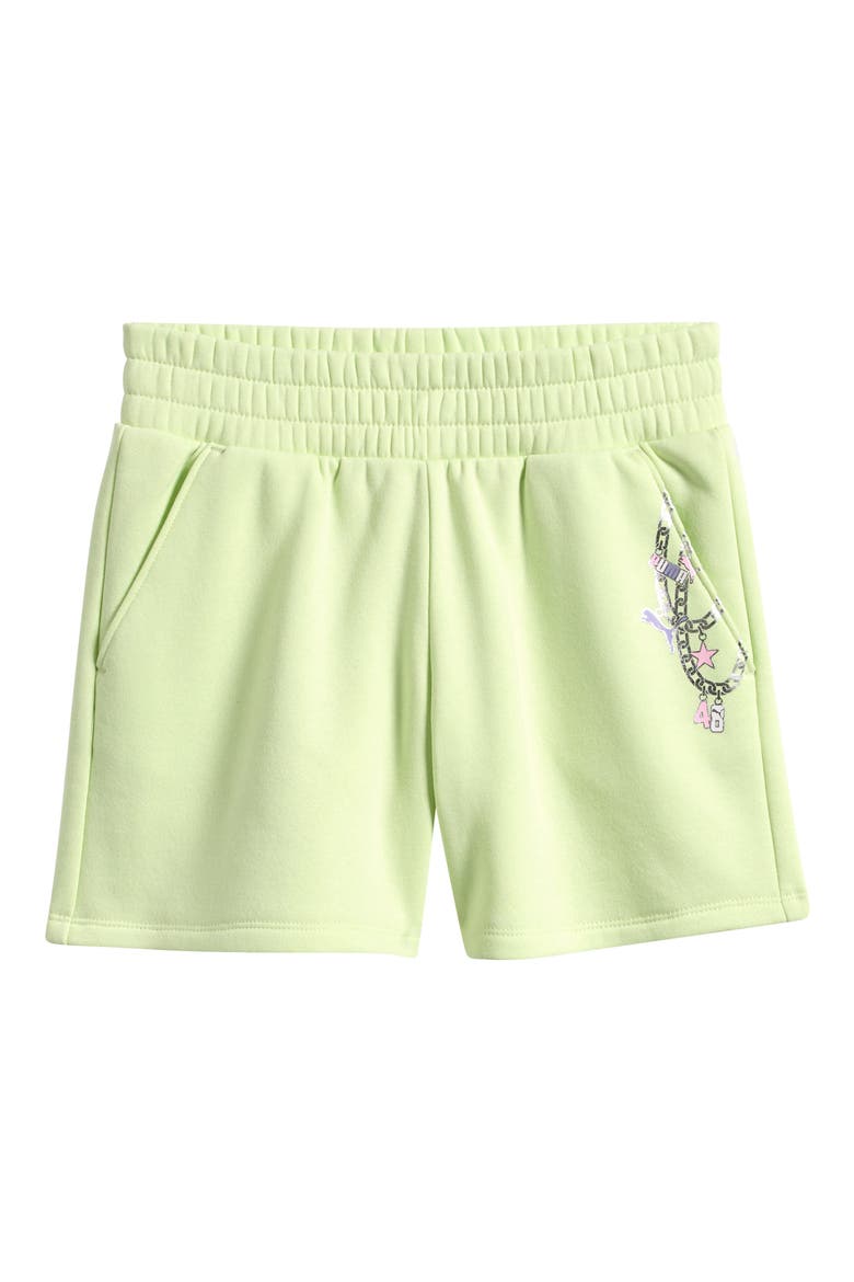 Kids' Charmed Pack Knit Shorts, Main, color, GALACTIC JADE