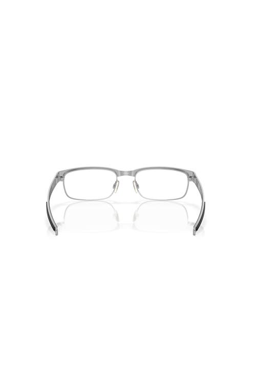 Oakley 55mm Rectangle Optical Glasses In Gray