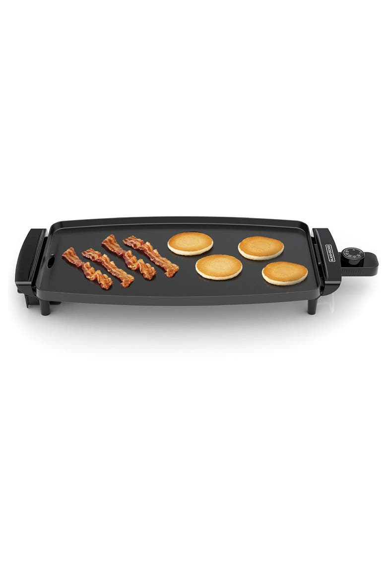 16 x10 Inch Electric Griddle, Alternate, color, Black