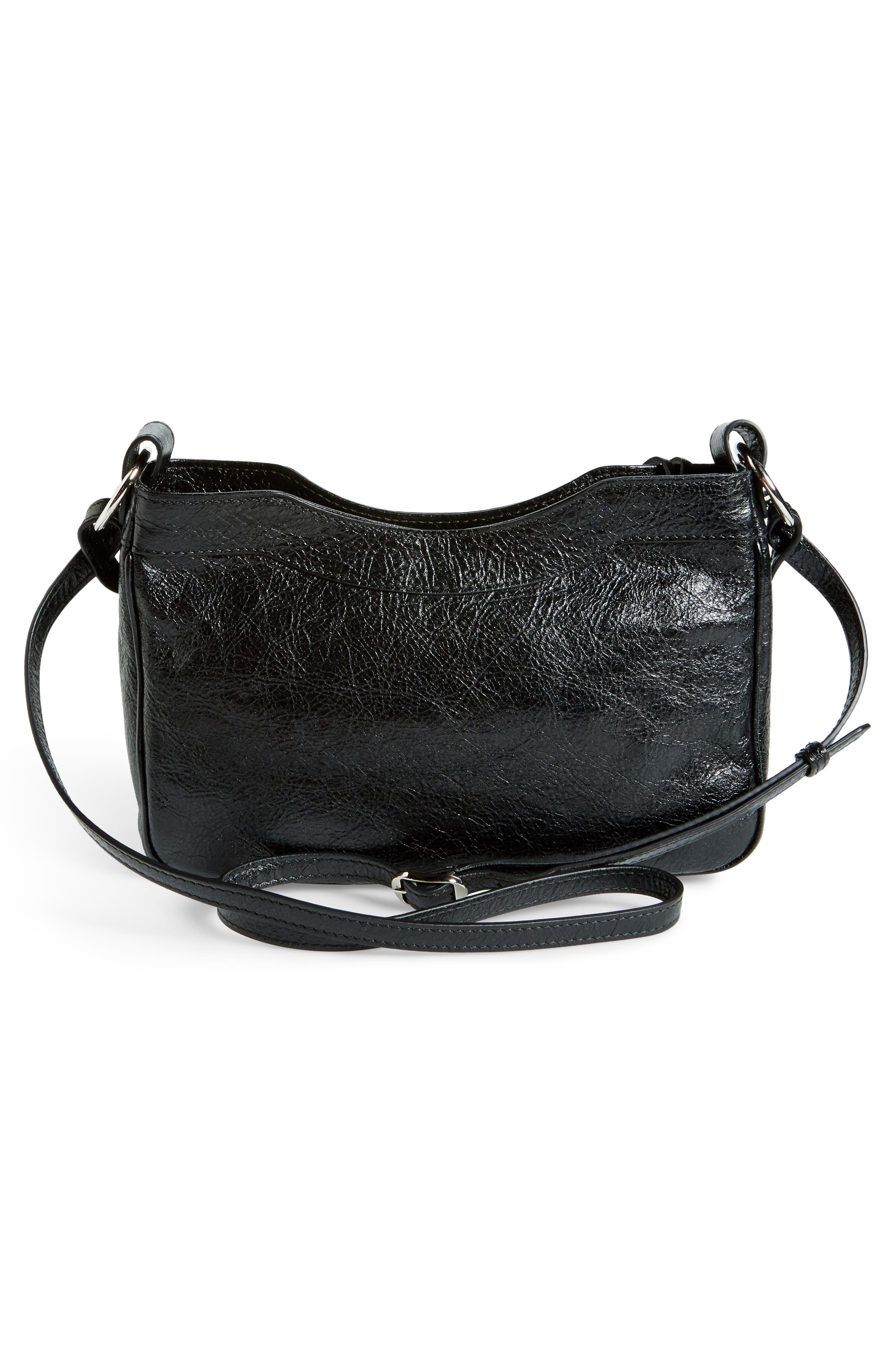 Balenciaga Hip Leather Crossbody Bag, Alternate, color, 