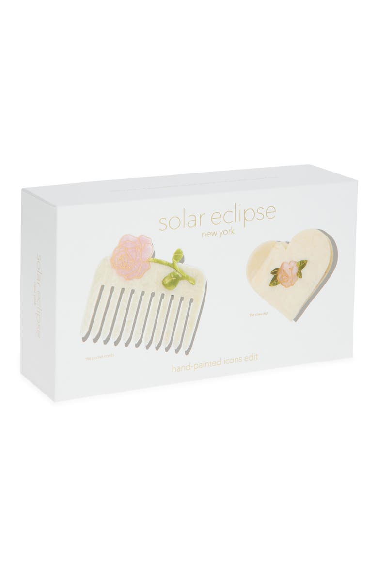 Vintage Rose Jaw Clip & Comb Set (Nordstrom Exclusive), Alternate, color, BEIGE
