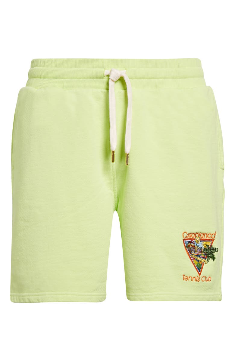 Casablanca Afro Cubism Tennis Club Sweat Shorts, Alternate, color, 