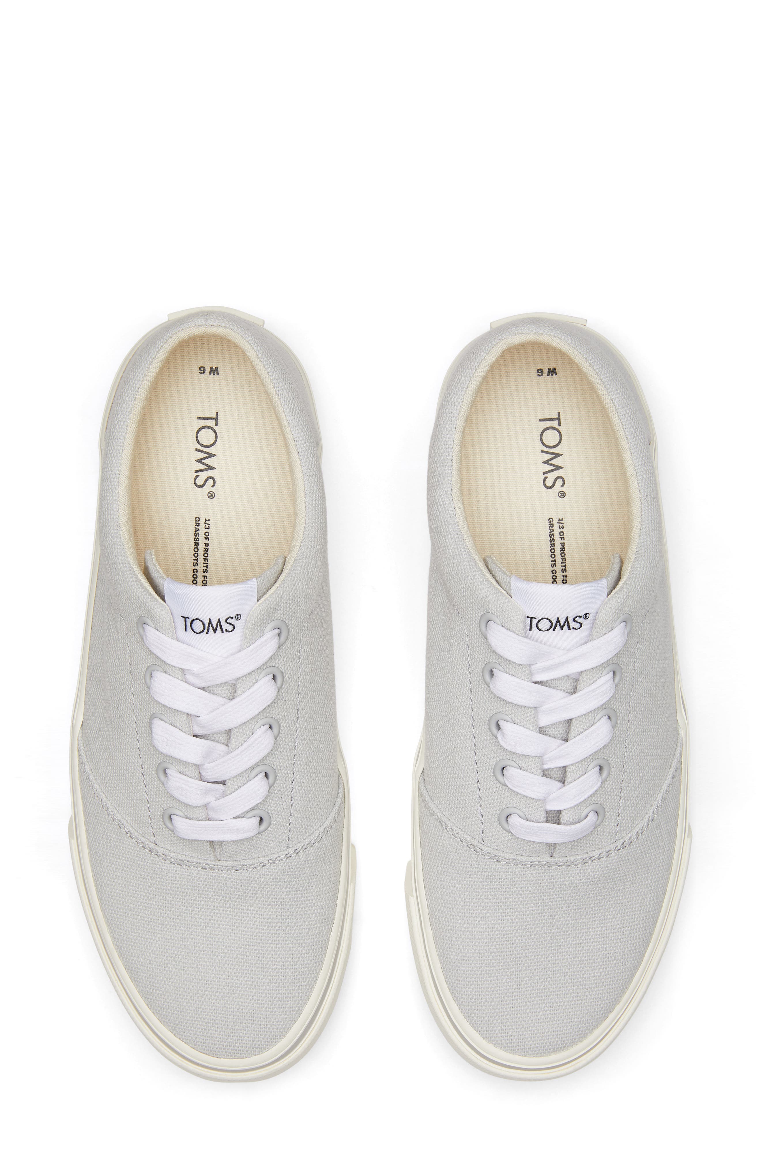 TOMS Fenix Canvas Lace-Up Sneaker, Alternate, color, 