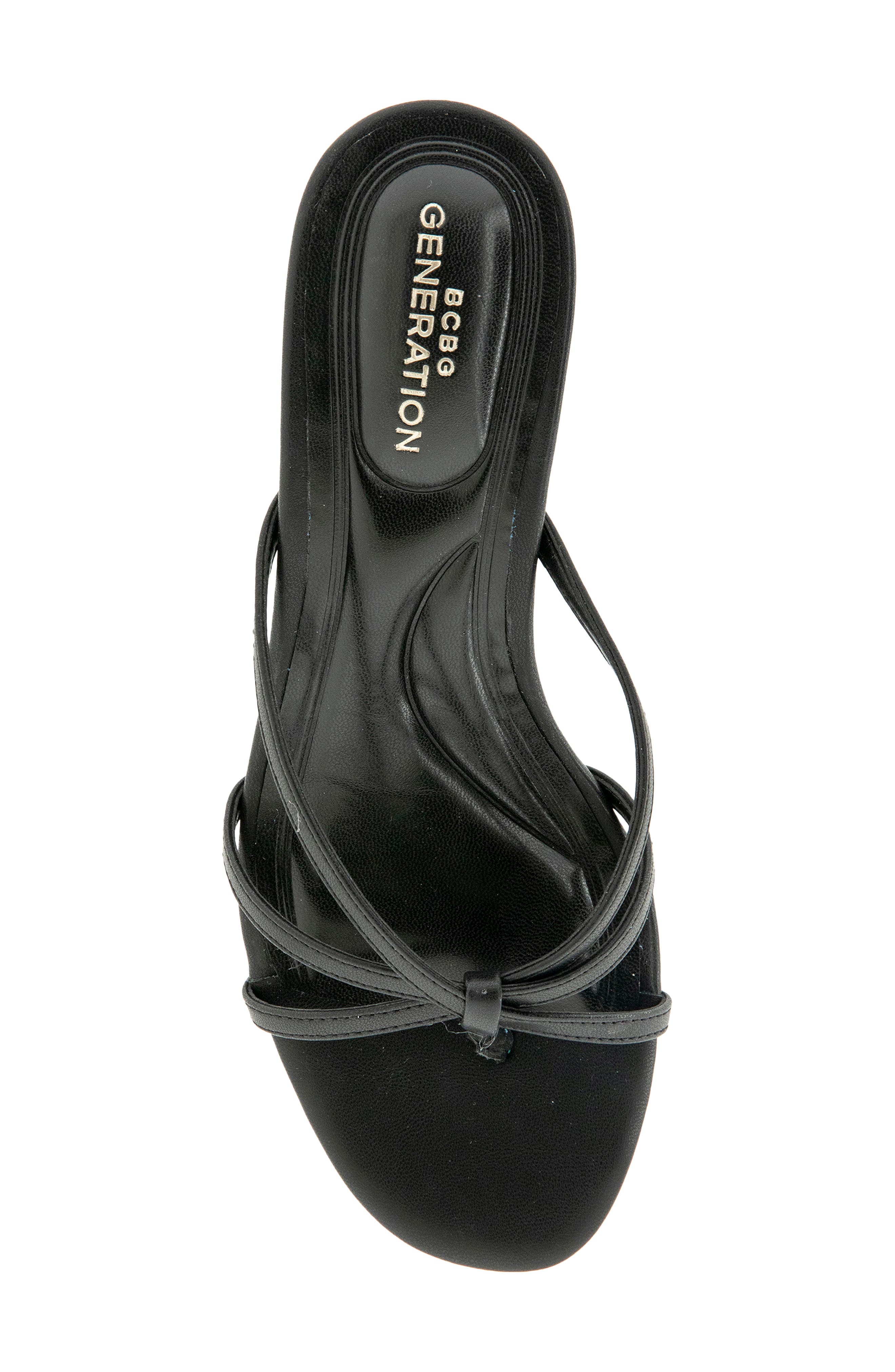 BCBGeneration Atlase Kitten Heel Flip Flop, Alternate, color, Black