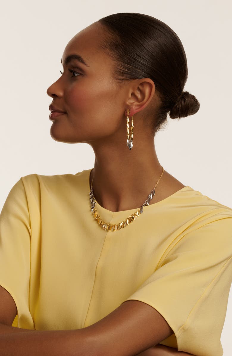 Ted Baker Pemina Petal Fringe Necklace, Alternate, color,