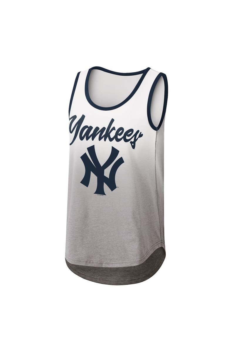 G-III 4HER BY CARL BANKS Women's G-III 4Her by Carl Banks White New York Yankees Logo Opening Day Tank Top, Alternate, color, White
