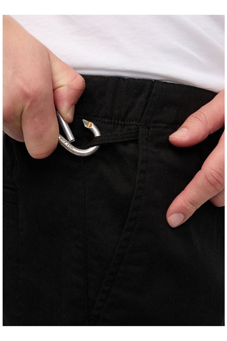FlexTwill Relaxed Pull On Pant, Alternate, color, Black