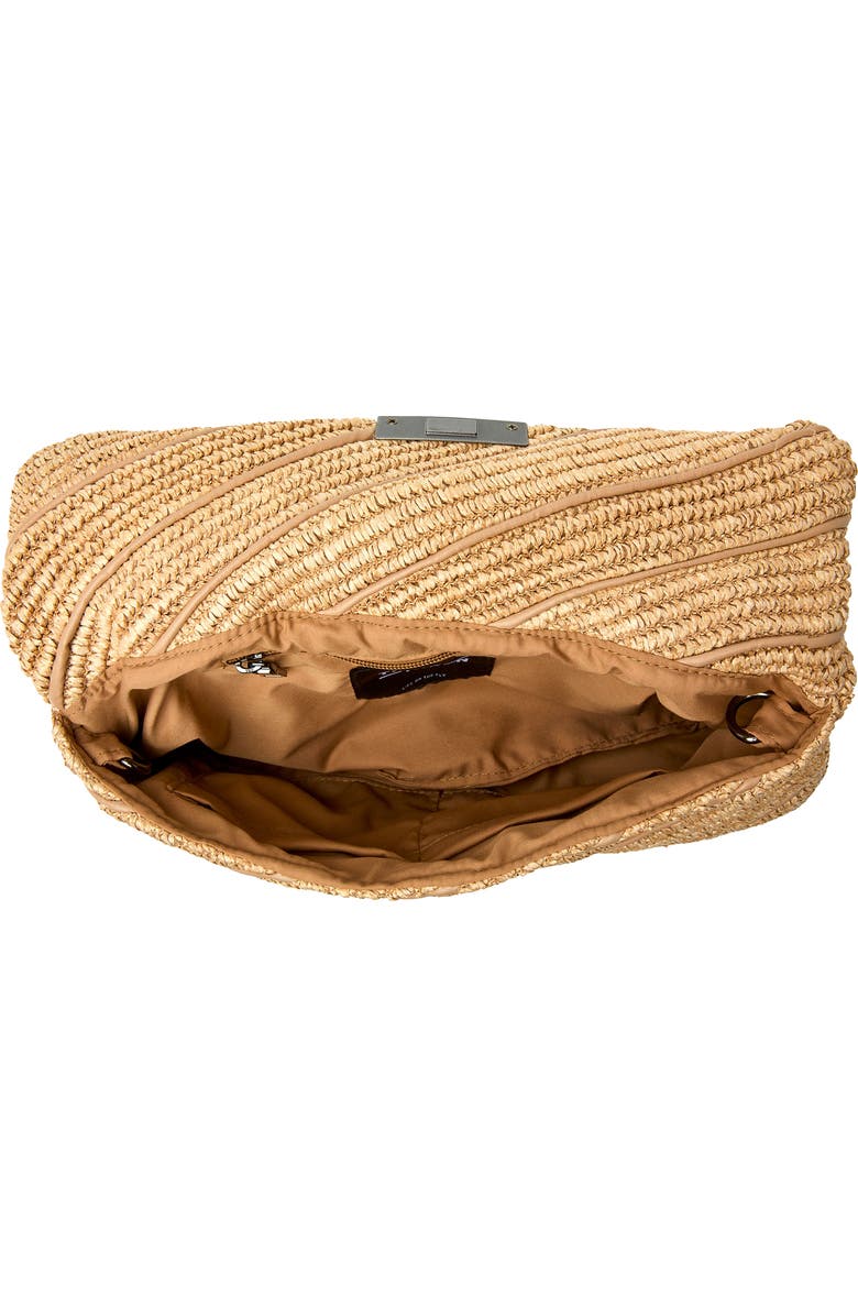 THINK ROYLN Embrace Clutch, Alternate, color, Beige/ Beige Luxe & Raffia