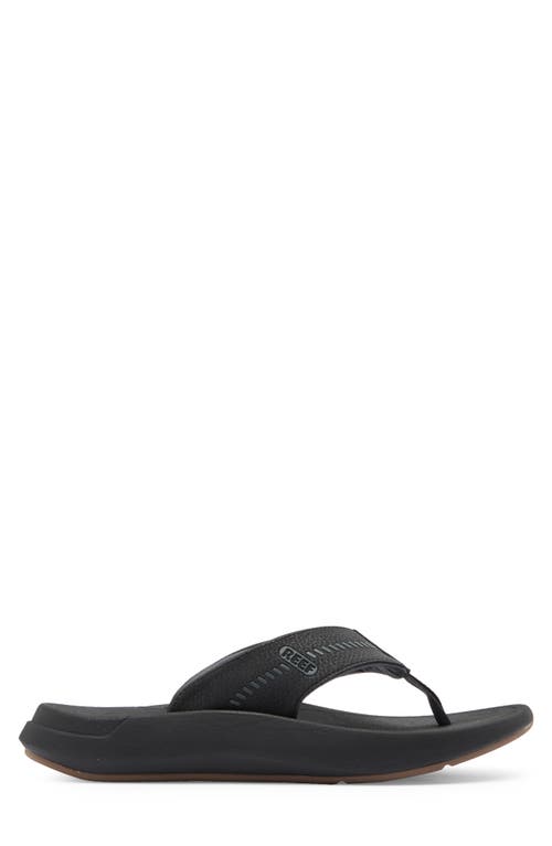 Reef Swellsole Rover Flip Flop In Black