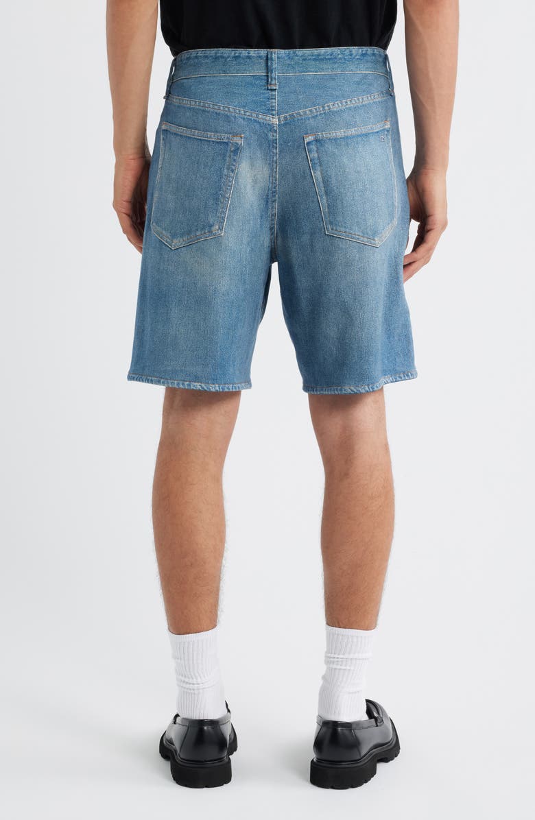 rag & bone Fit 4 Miramar Sweatpant Denim Shorts, Alternate, color, Atlantic