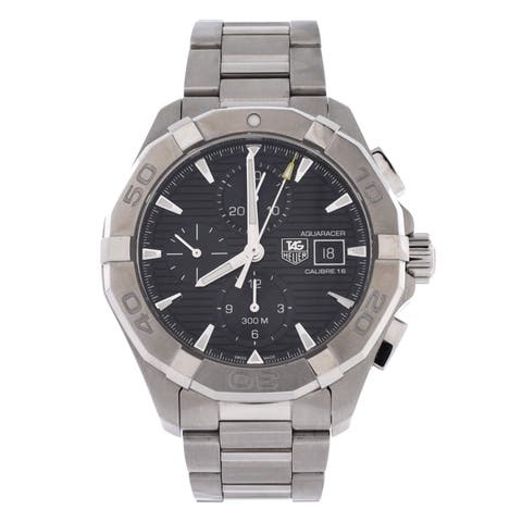 Aquaracer 300M Calibre 16 Chronograph Automatic Watch Stainless Steel 43