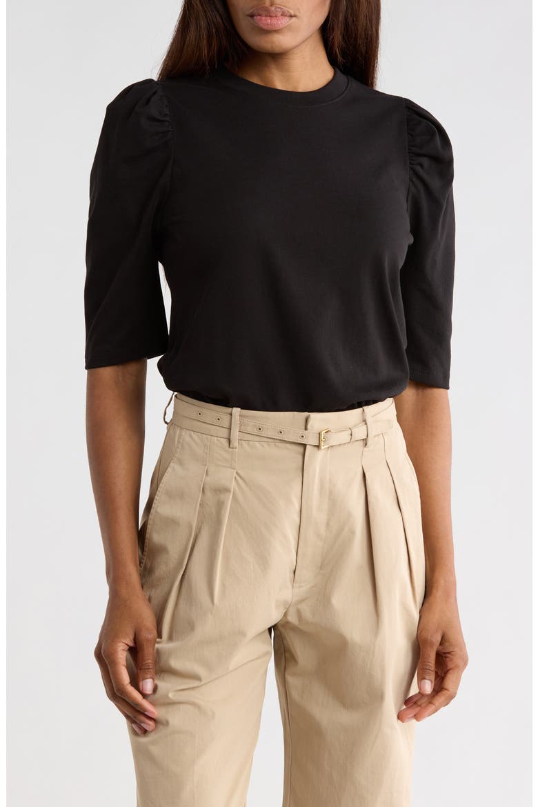The Jersey Femme T-Shirt, Main, color, BLACK