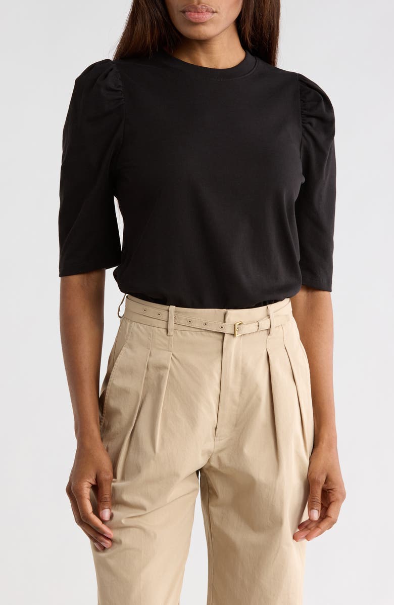 FRAME The Jersey Femme T-Shirt, Main, color, Black