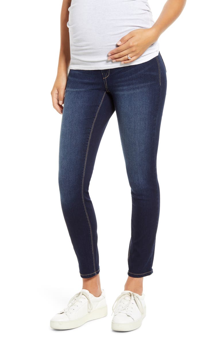 1822 Denim Re:Denim Ankle Skinny Maternity Jeans, Main, color,
