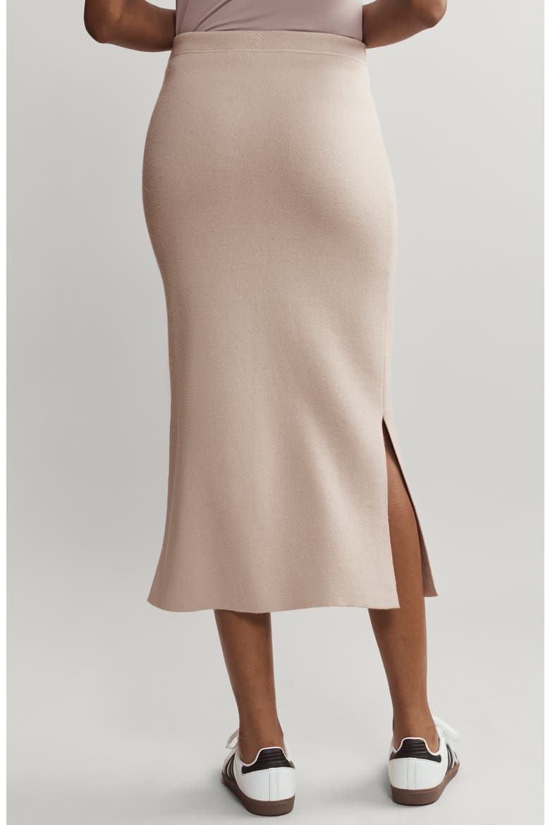 Porto Midi Sweater Skirt, Alternate, color, ROSE VAPOR
